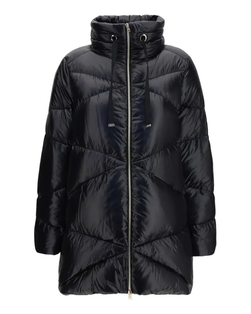 Herno quilted drawstring-hood jacket - Blau Blau