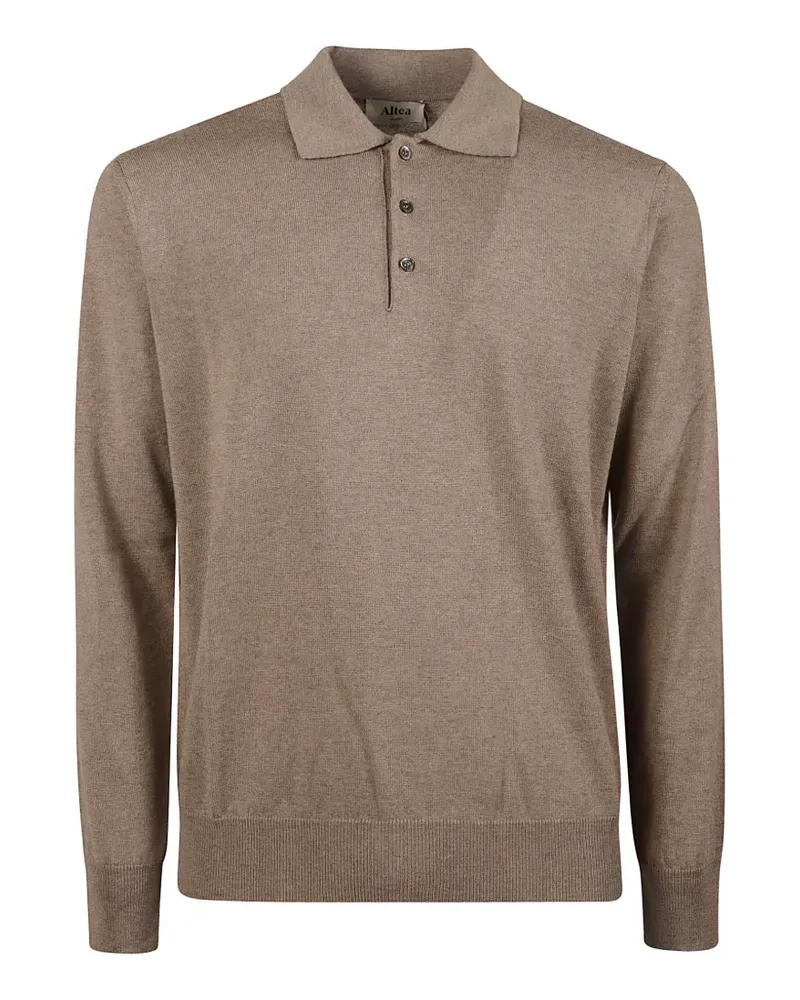 Altea knitted polo shirt - Nude Nude