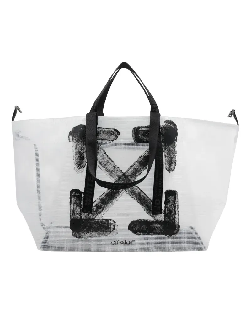 OFF-WHITE Day of Risptop tote bag - Weiß Weiß