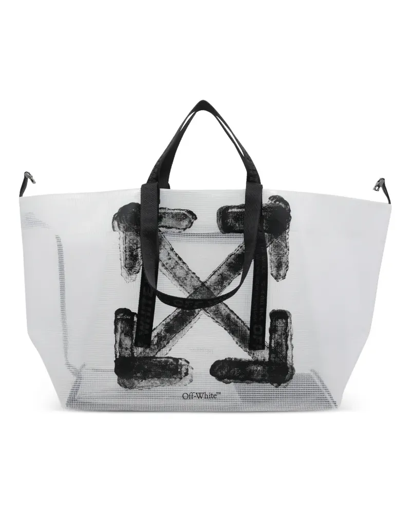 OFF-WHITE Day of Risptop tote bag - Weiß Weiß