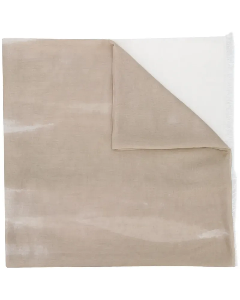 Faliero Sarti Schal mit ausgefransten Kanten - Nude Nude