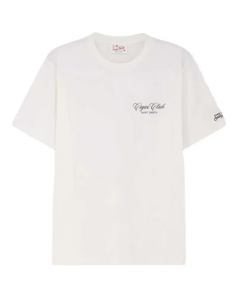 MC2 Saint Barth T-Shirt mit grafischem Print - Weiß Weiß