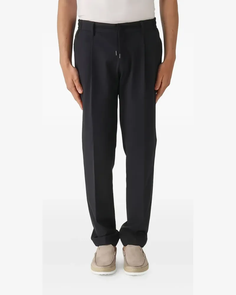 Luigi Bianchi Mantova Bundfaltenhose mit Kordelzug - Blau Blau