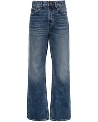 Nili Lotan Straight-Leg-Jeans mit hohem Bund Blau