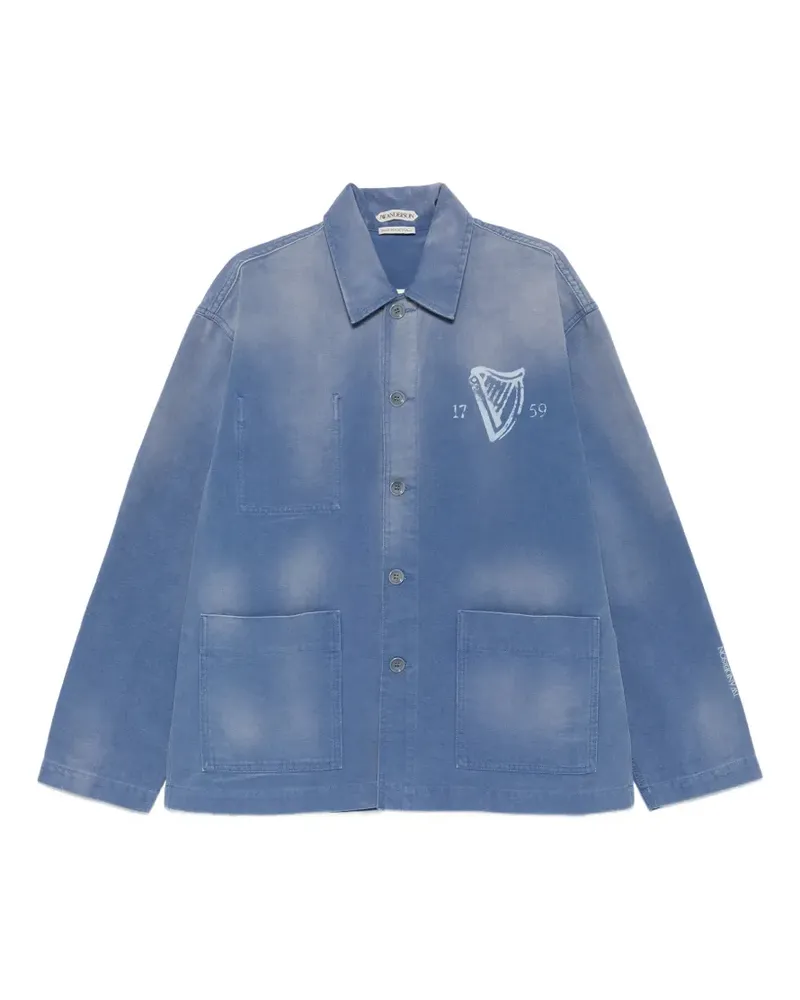 J.W.Anderson Guinness Workwear-Jacke - Blau Blau