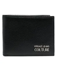 Versace Jeans Portemonnaie mit Logo-Schild Schwarz