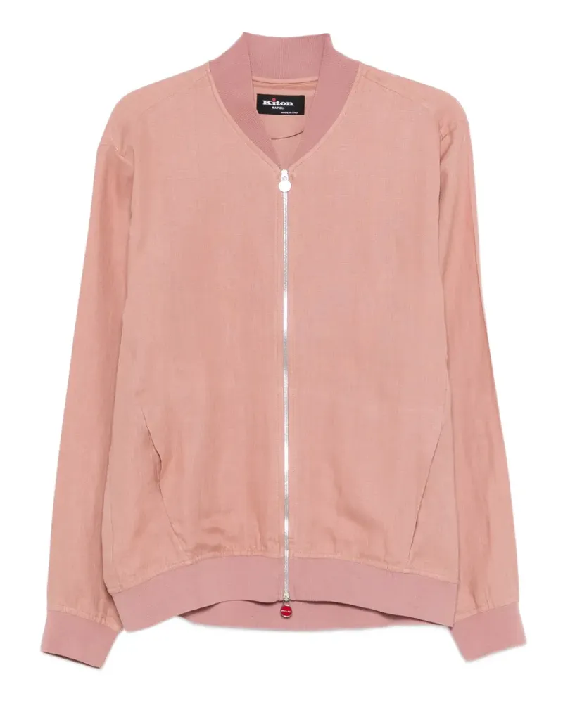 Kiton zip-fastening bomber jacket - Rosa Rosa