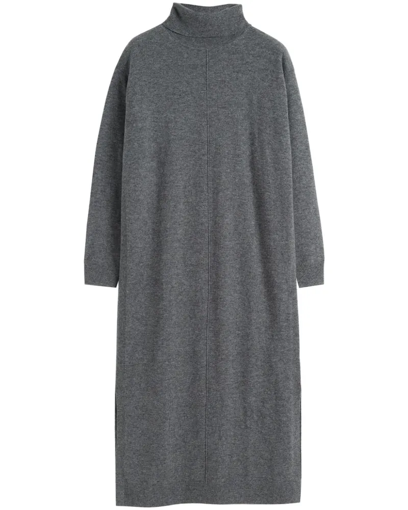 Chinti & Parker Gestricktes Kleid mit Rollkragen - Grau Grau
