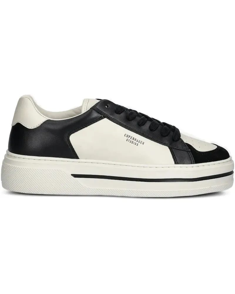 Copenhagen Sneakers mit Ledereinsätzen - Schwarz Schwarz