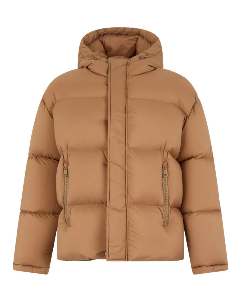 Herno Gesteppte Kapuzenjacke - Braun Braun