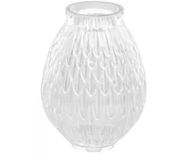Kleine Plumes Vase aus Kristall 14,7cm - Weiß