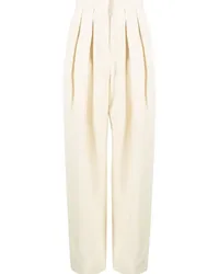 Stella McCartney Taillenhose mit Bundfalten Nude