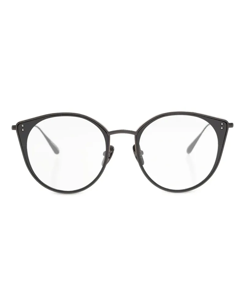 Linda Farrow Ovale Neusa Brille - Schwarz Schwarz
