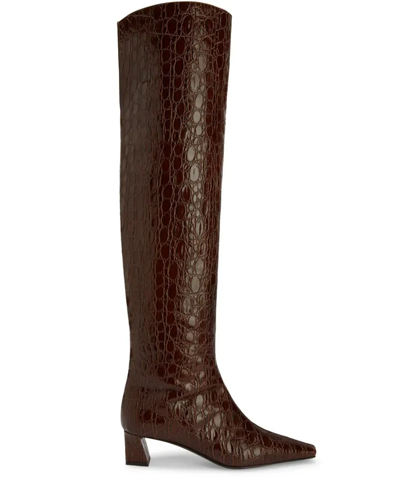 Giuseppe Zanotti Janiee Plus Stiefel 45mm - Braun Braun