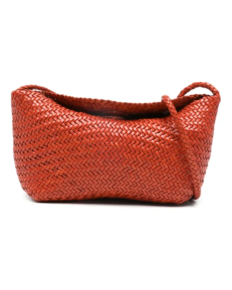 Dragon Diffusion Umhängetasche aus Leder - Orange Orange