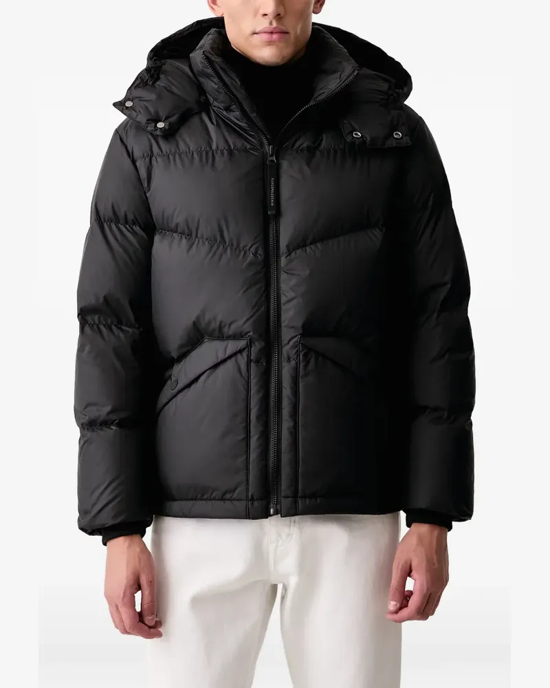 Marc O'Polo quilted hooded jacket - Schwarz Schwarz