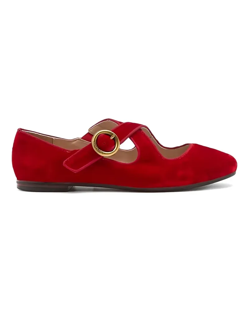 Maliparmi buckle-fastening strap ballet flats - Rot Rot