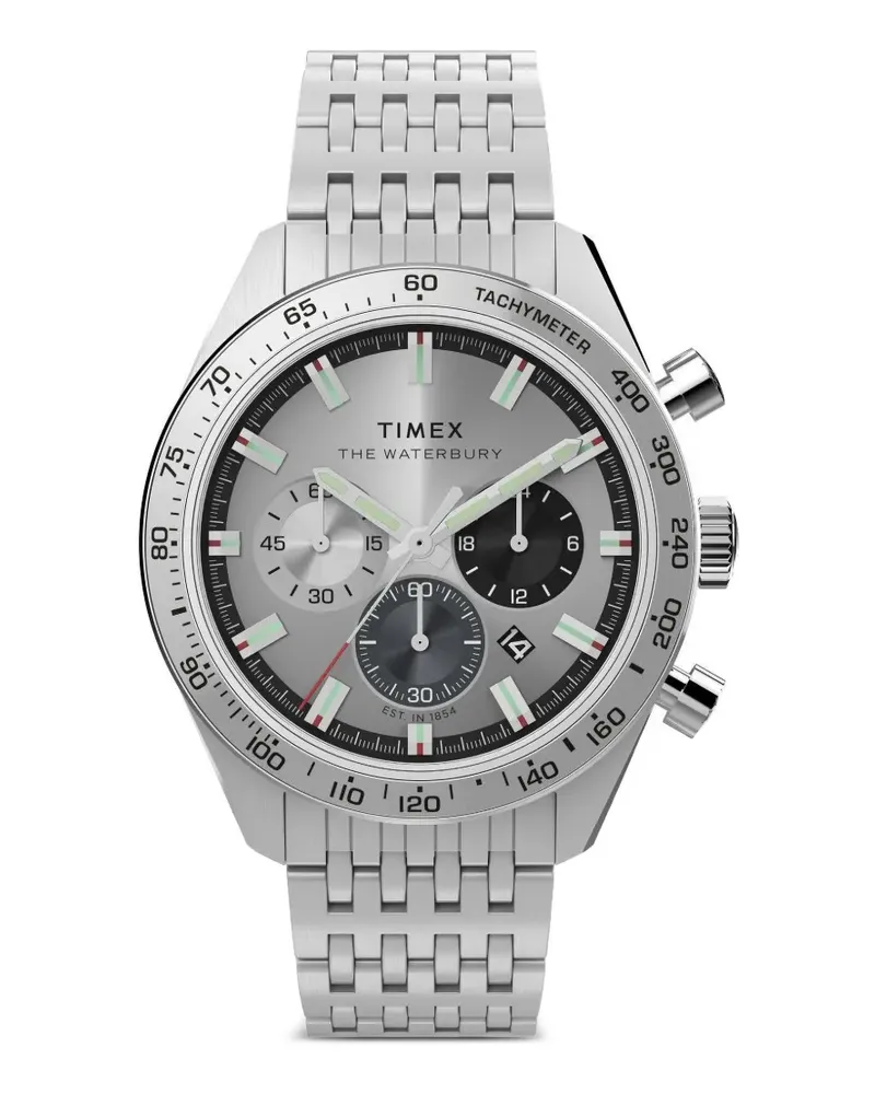Timex Waterbury Traditional Chronograph 41mm watch - Silber Silber