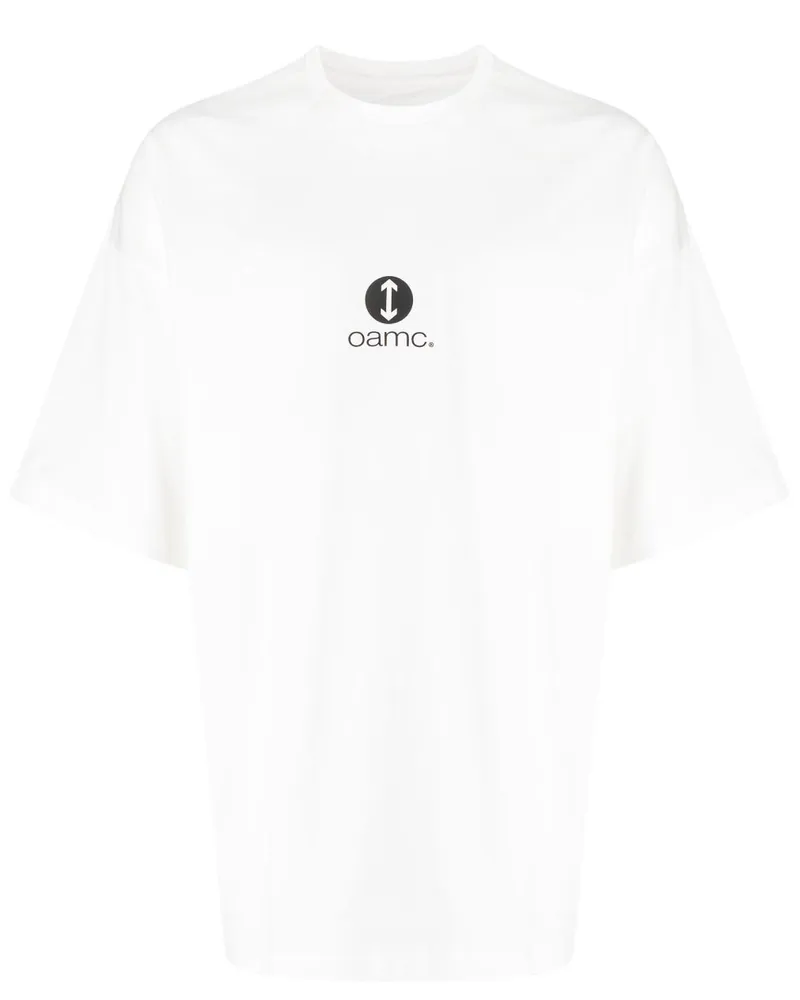 OAMC Altitude T-Shirt mit Logo-Print Weiß