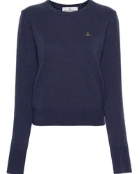 Vivienne Westwood Bea Pullover mit Orb-Motiv Blau