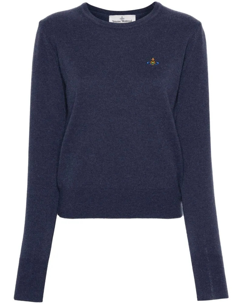 Vivienne Westwood Bea Pullover mit Orb-Motiv - Blau Blau