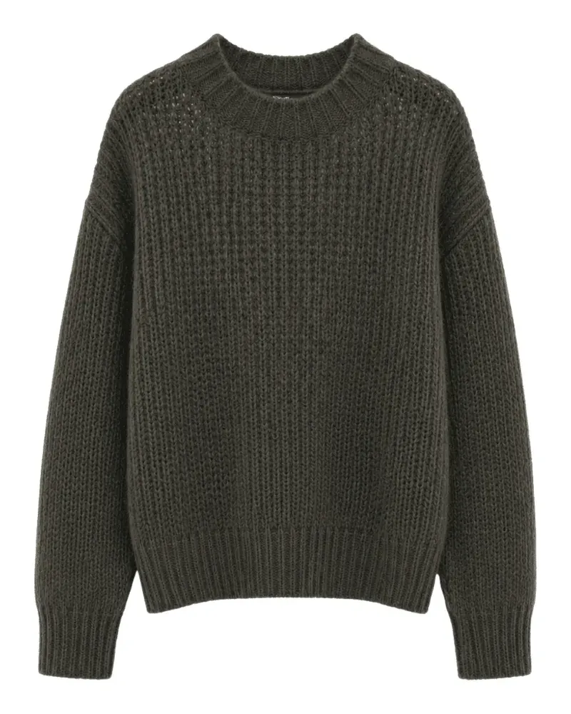 Roberto Collina Grob gestrickter Pullover mit überschnittenen Schultern - Grau Grau