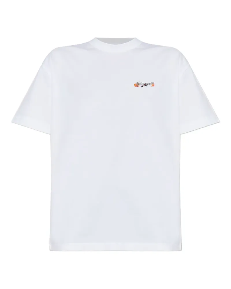 OFF-WHITE graphic-print cotton t-shirt - Weiß Weiß