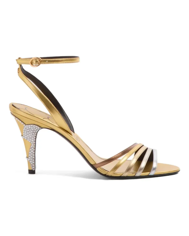 Valentino Garavani Ladycrush Sandalen mit Verzierung 85mm - Gold Gold