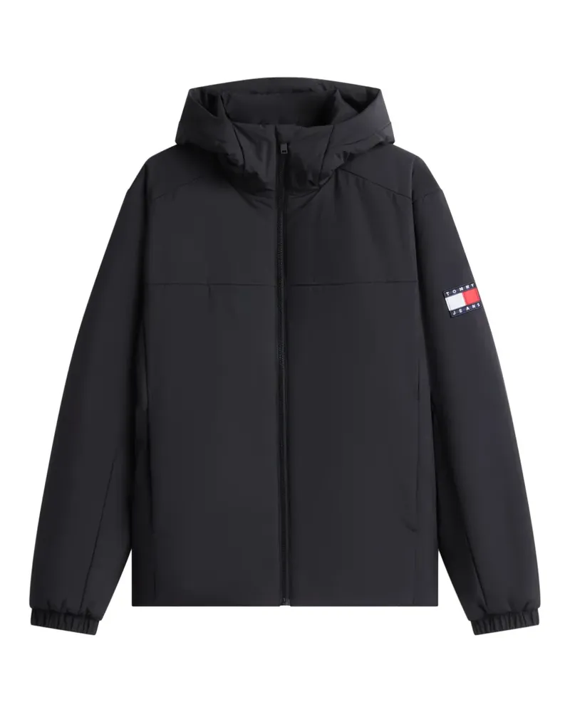 Tommy Hilfiger Kapuzenjacke mit Logo-Patch - Blau Blau
