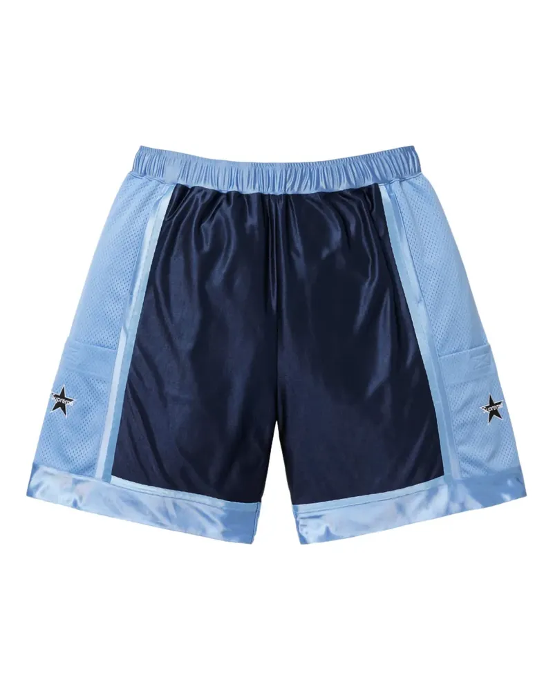 Supreme Being Side Pocket Basketball-Shorts - Blau Blau