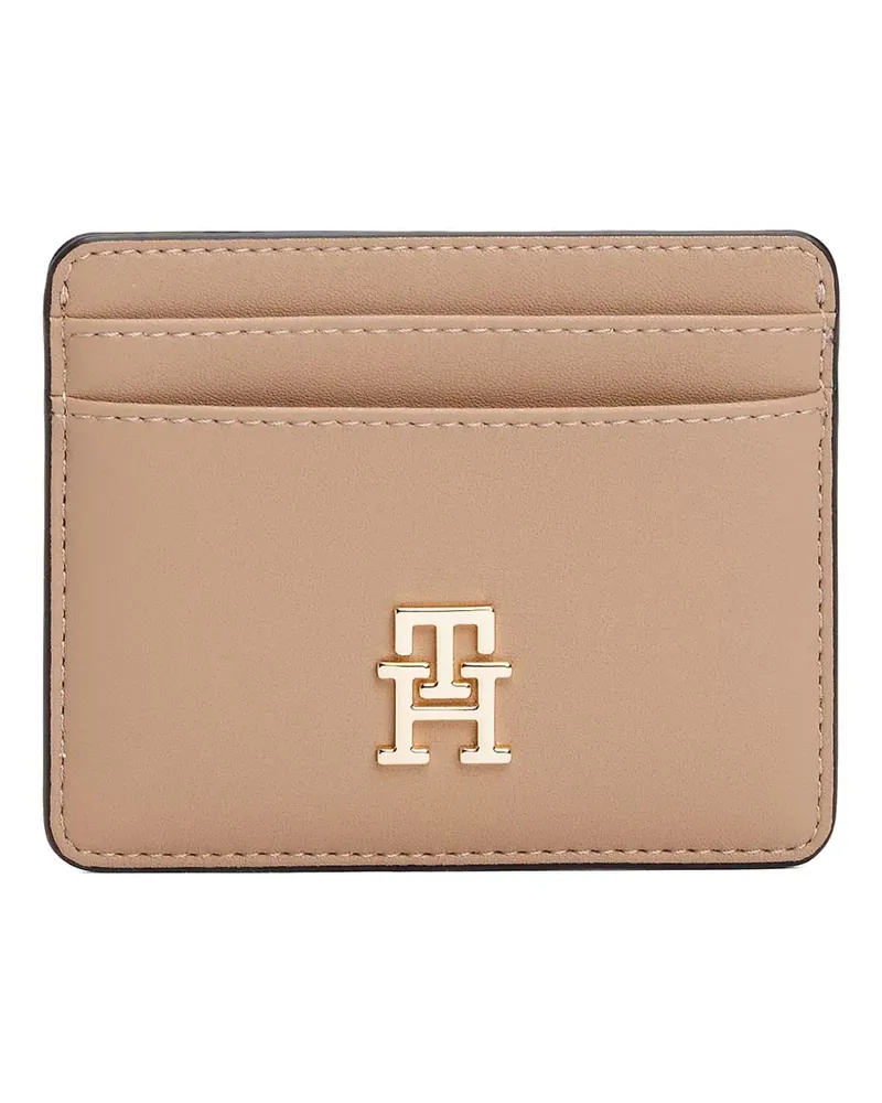 Tommy Hilfiger Kartenetui mit Logo-Schild - Nude Nude