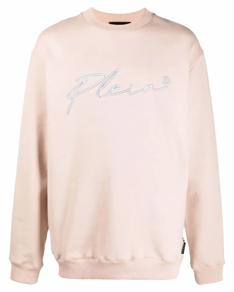 Philipp Plein Sweatshirt mit Logo-Stickerei - Nude Nude