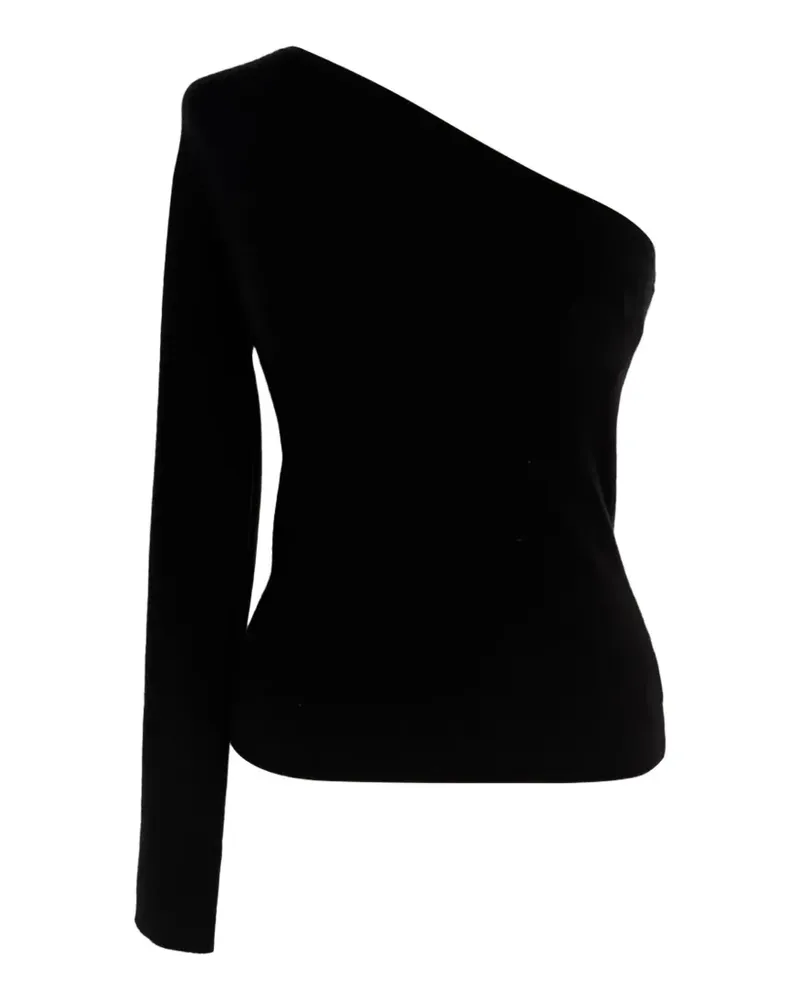 Michael Kors one-shoulder sweater - Schwarz Schwarz