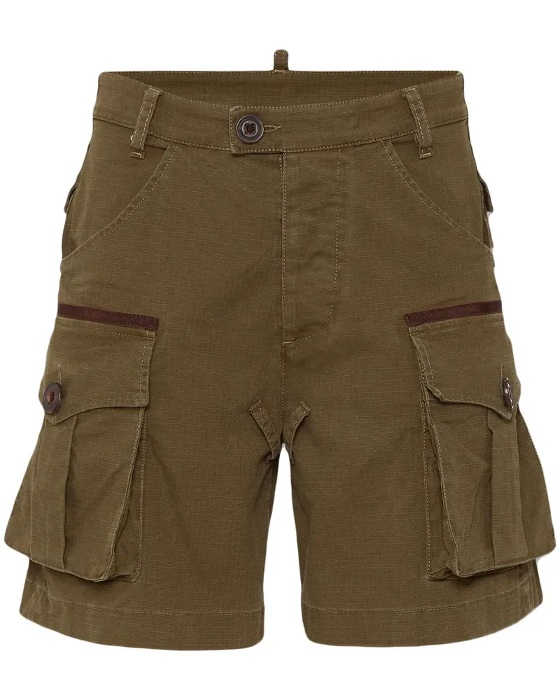 Dsquared2 Shorts aus Ripstop - Braun Braun
