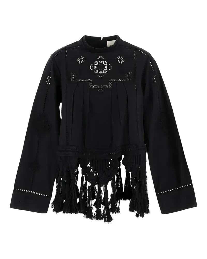 Isabel Marant Severine Bluse - Schwarz Schwarz