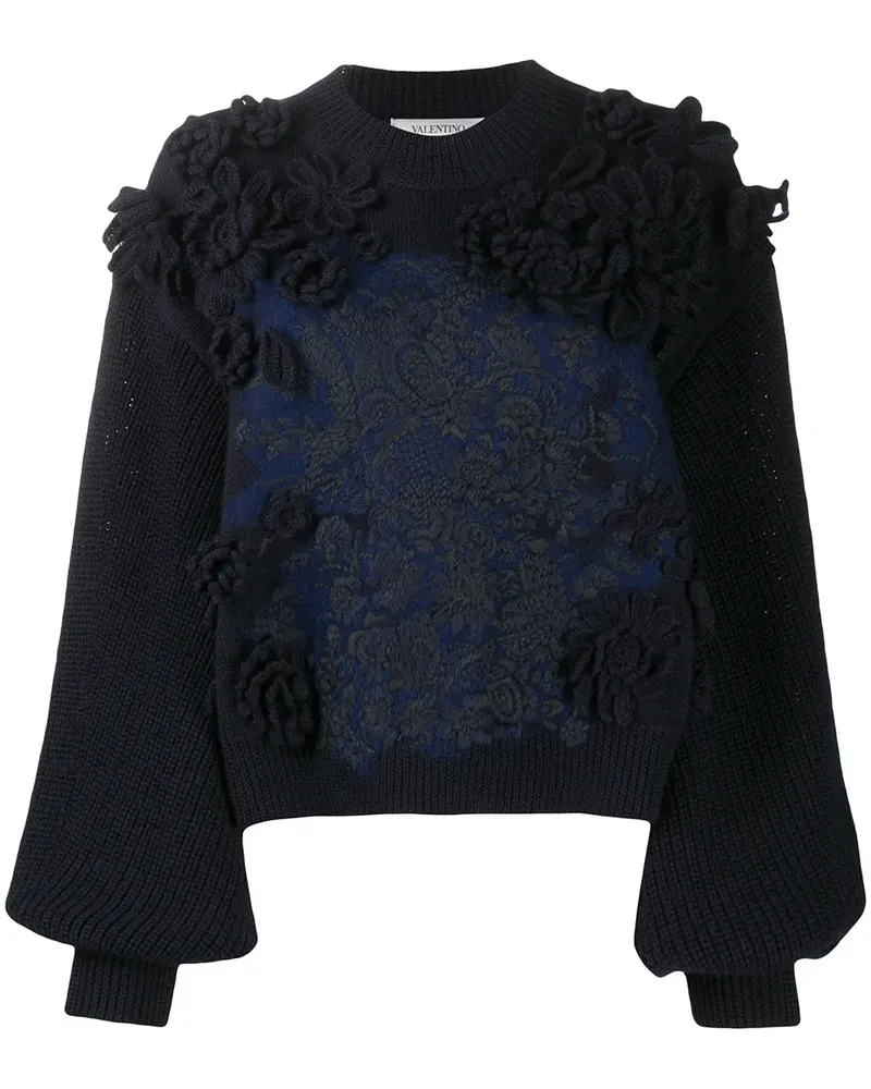 Valentino Garavani Pullover mit Stickerei - Blau Blau