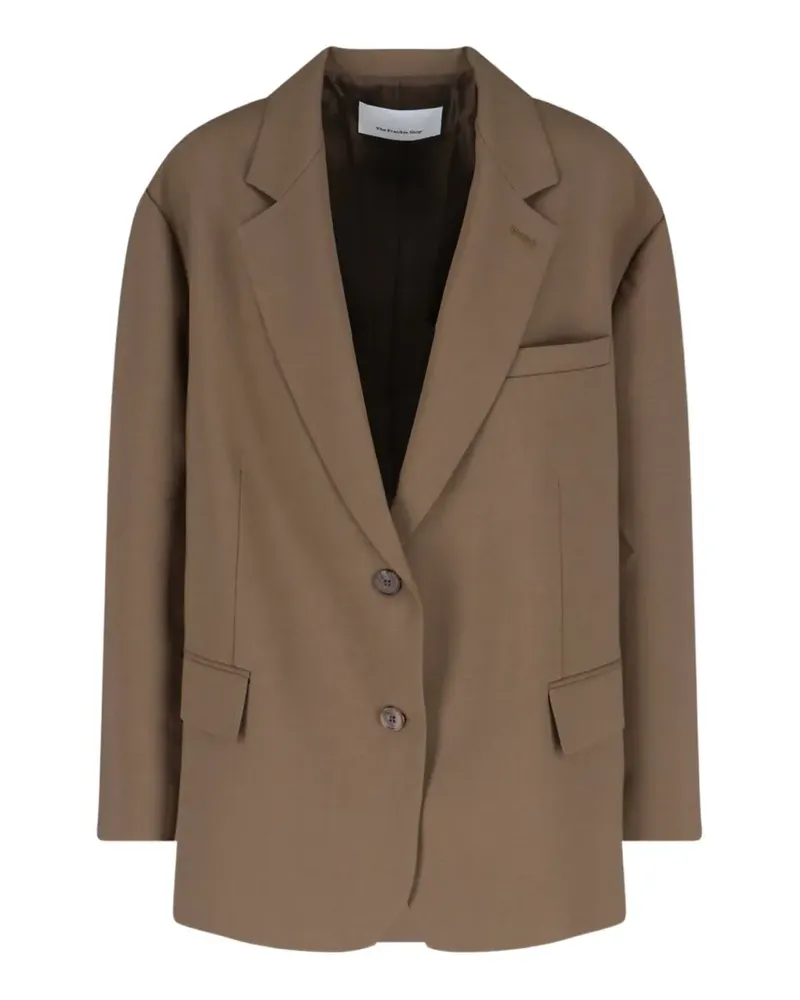 FRANKIE Shop Bea single-breasted blazer - Braun Braun