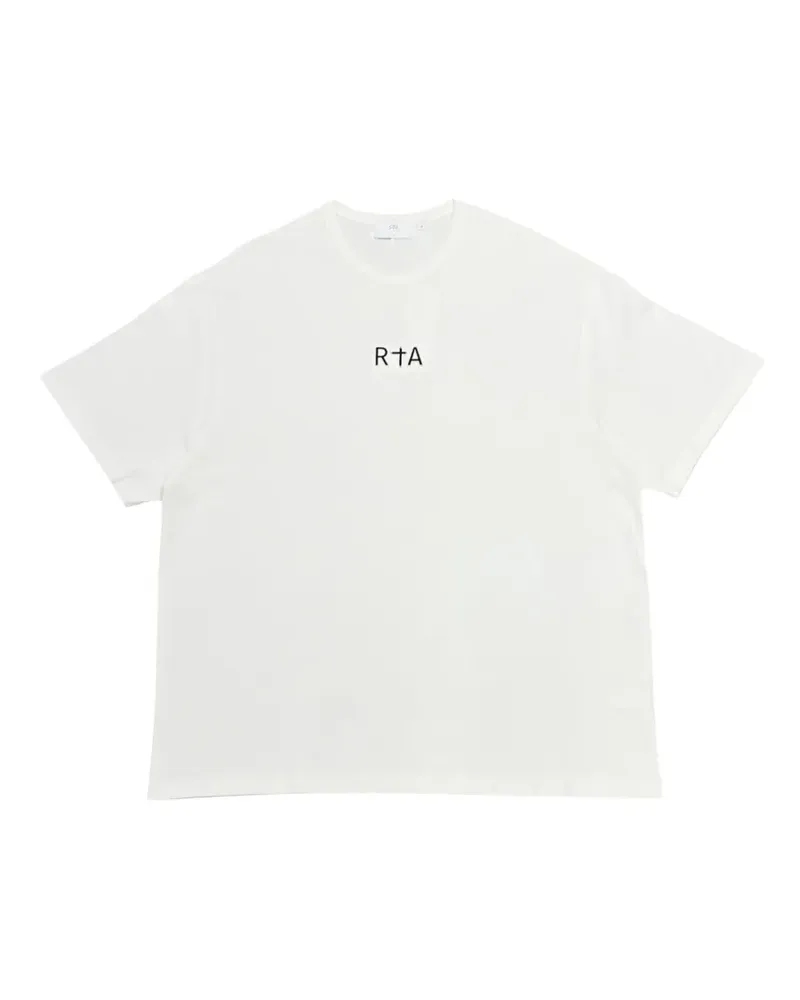 RTA Kurzärmeliges Colin T-Shirt - Weiß Weiß