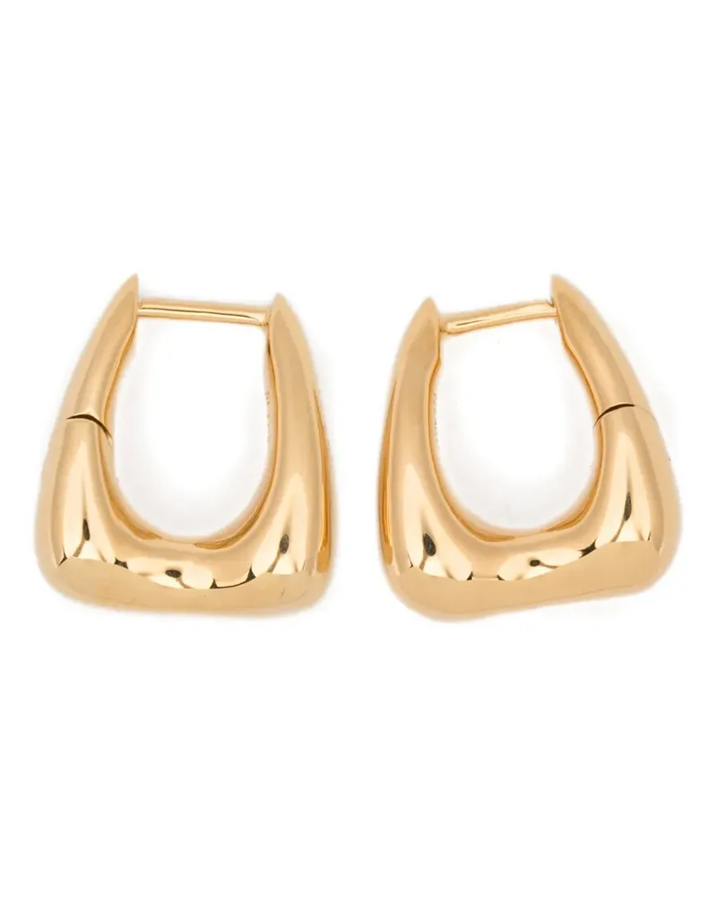 Maria Black Satchel Bend huggie earrings - Gold Gold