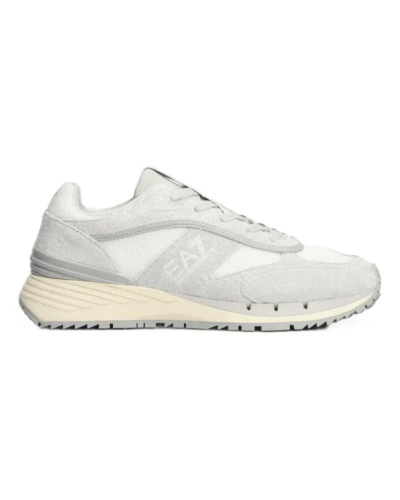 EA7 OTG Sneakers mit Einsätzen und Logo-Print - Grau Grau