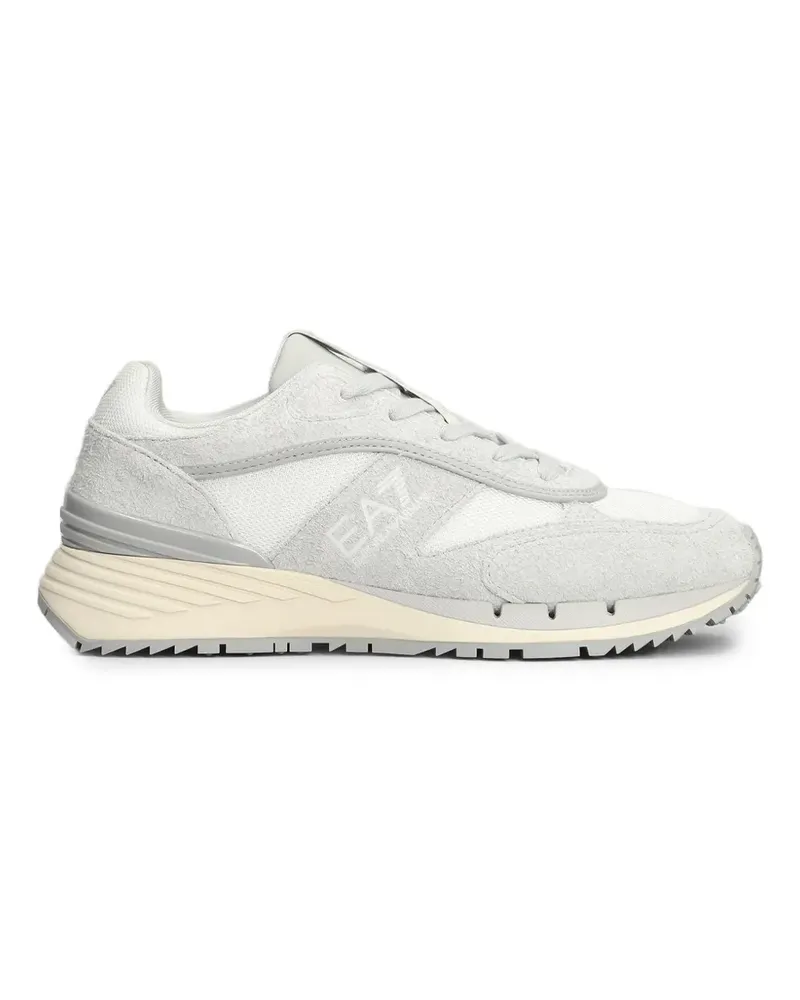 EA7 OTG Sneakers mit Einsätzen und Logo-Print - Grau Grau