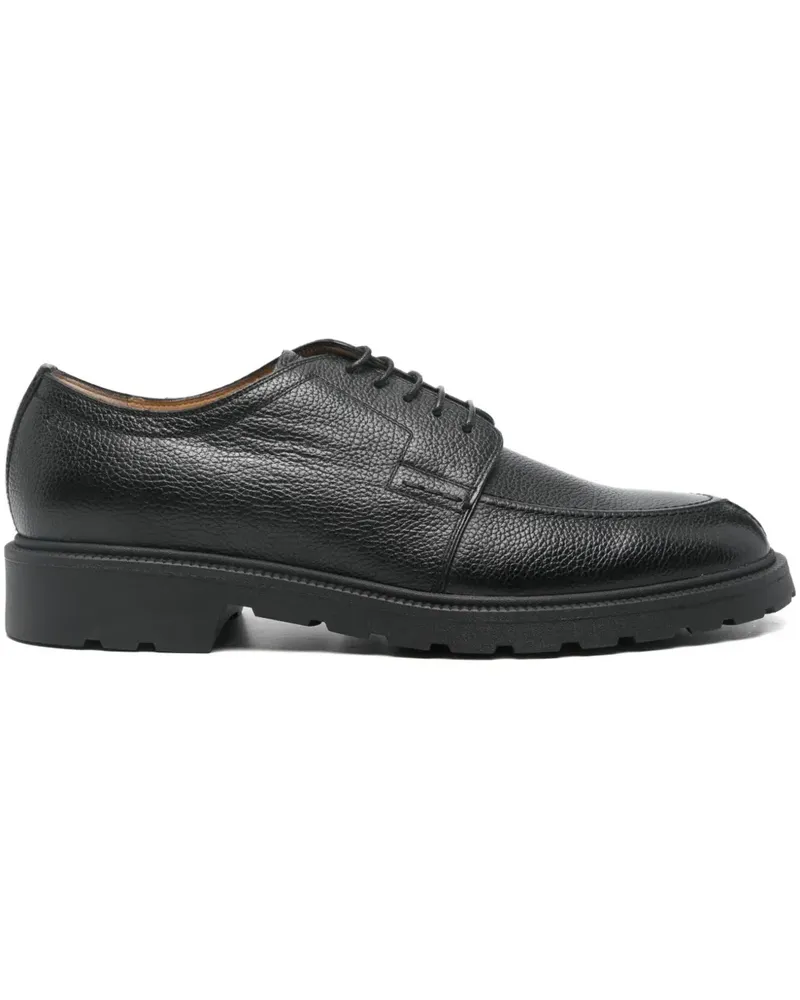 Bally Eduard Derby-Schuhe aus strukturiertem Leder - Schwarz Schwarz