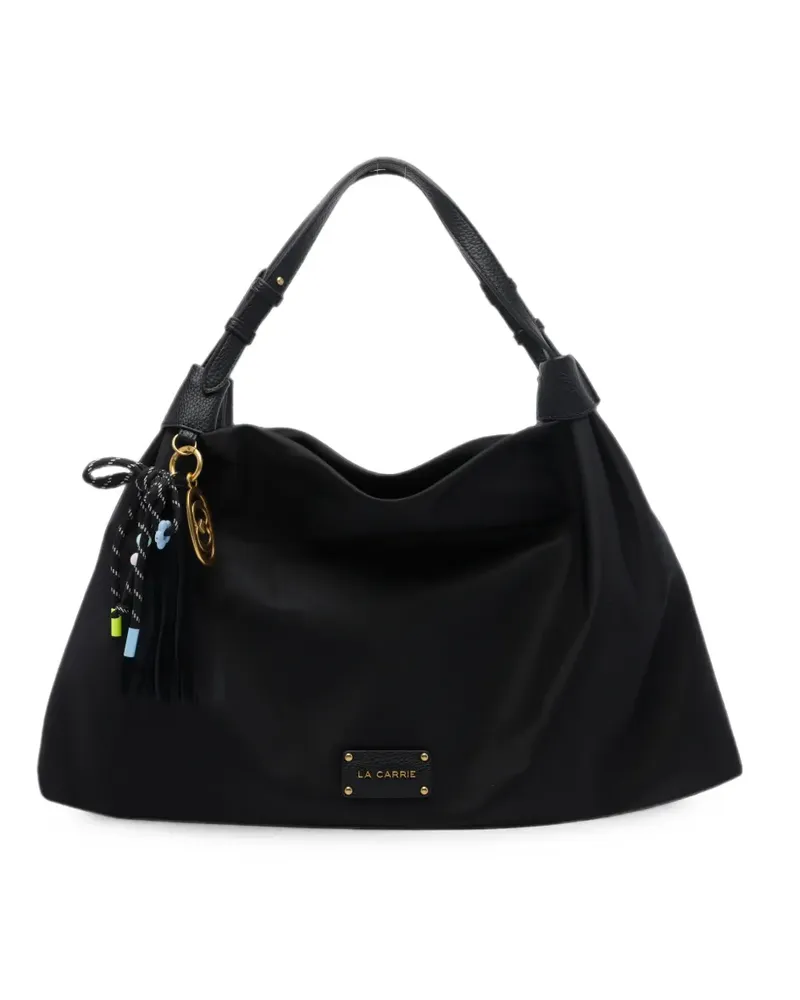 LA CARRIE Dark Wave tote bag - Schwarz Schwarz