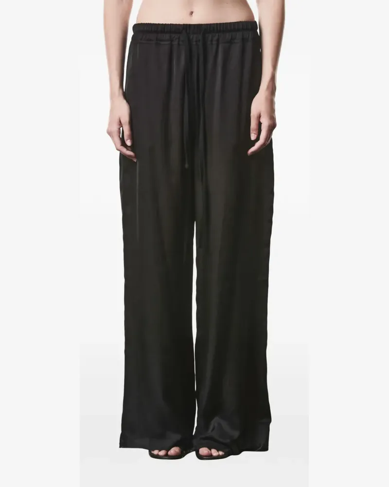 THOM KROM Hose mit Kordelzug - Schwarz Schwarz