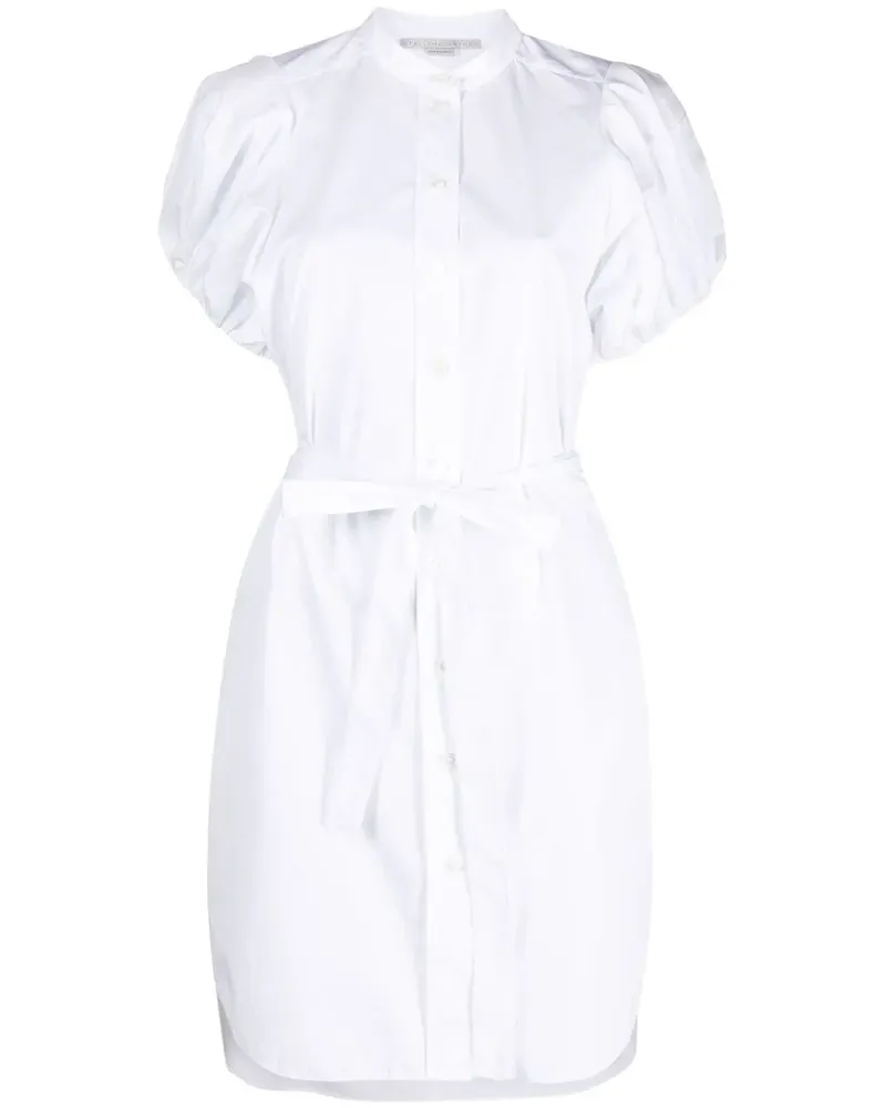 Stella McCartney Hemdkleid mit Bindegürtel - Weiß Weiß