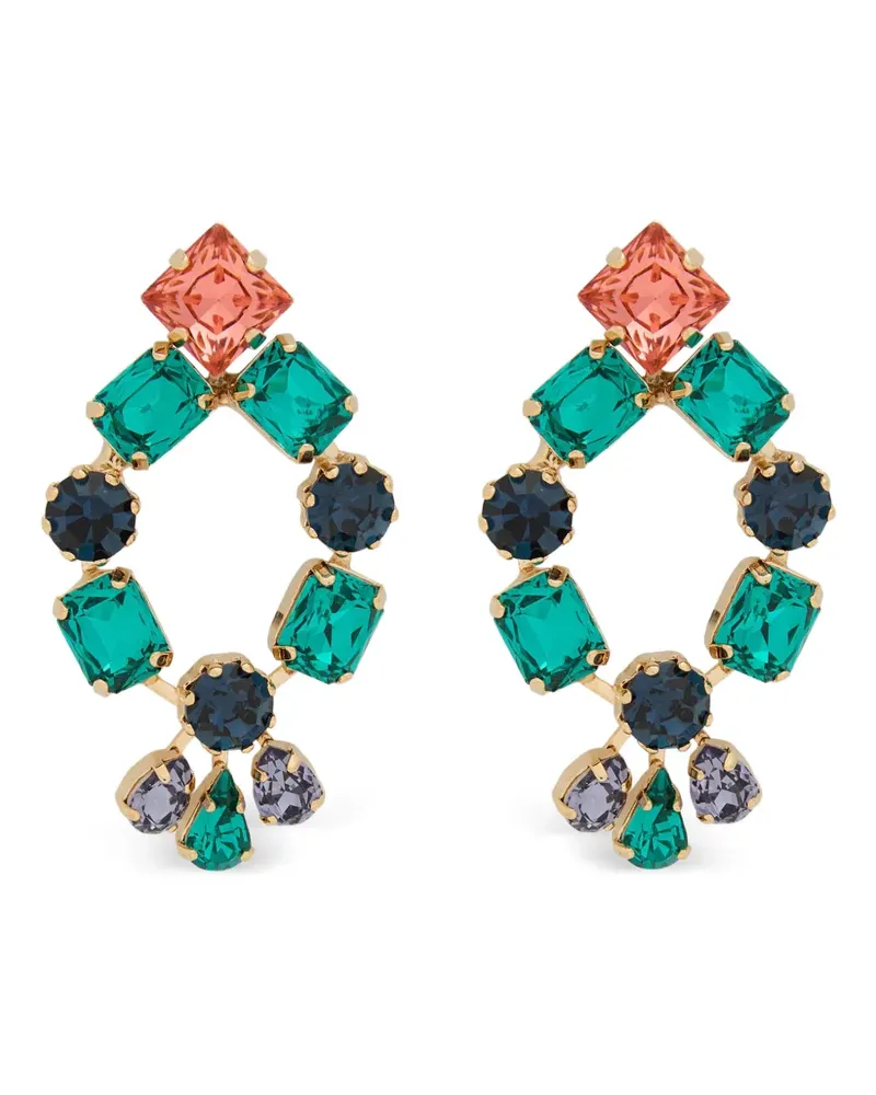 Rosantica embellished drop earrings - Gold Gold