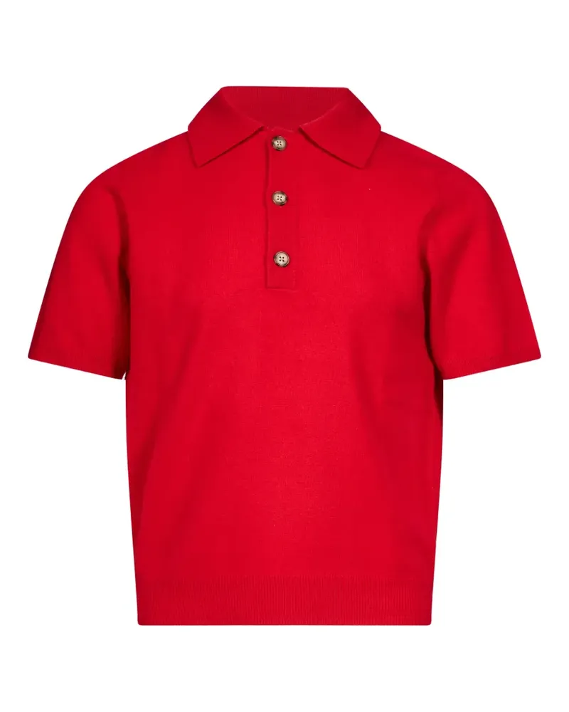 Entire Studios Kurzärmeliges Poloshirt - Rot Rot