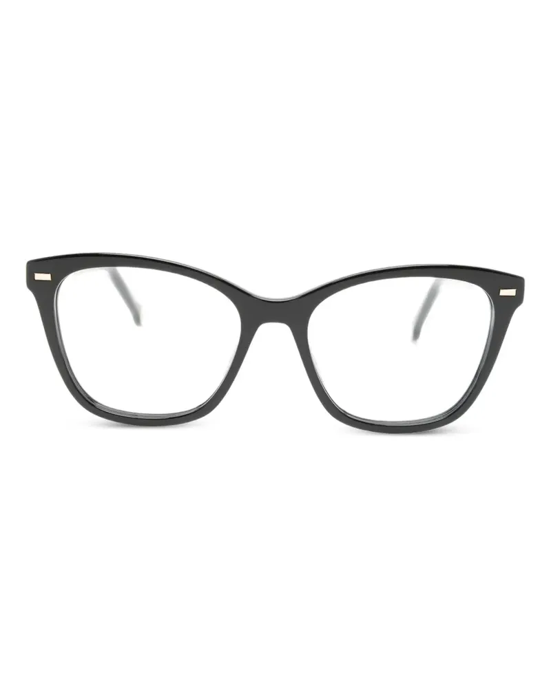 Carolina Herrera New York Brille im Cat-Eye-Design - Schwarz Schwarz