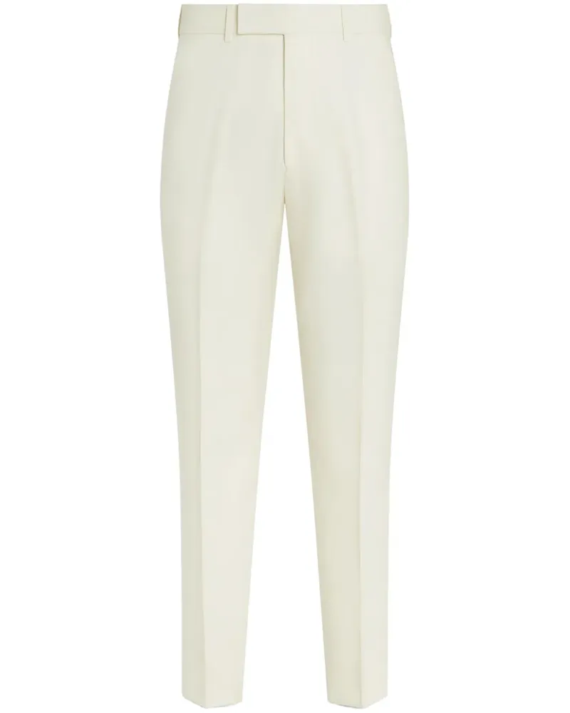 Ermenegildo Zegna Oasi Lino Hose - Weiß Weiß