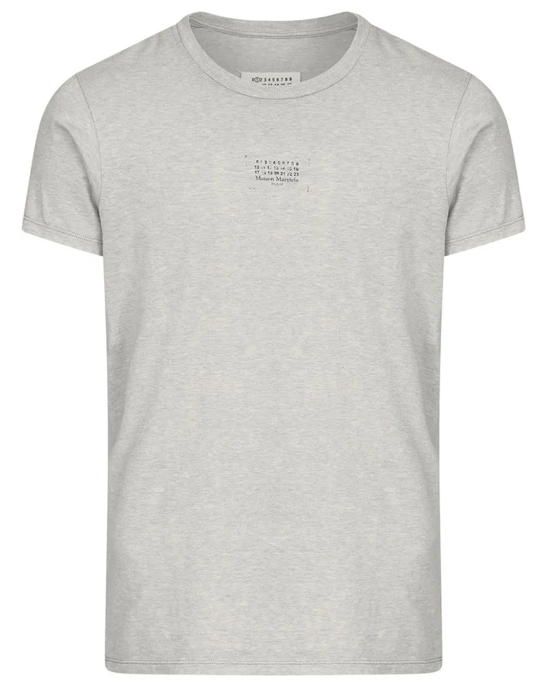 Maison Margiela T-Shirt mit Print - Grau Grau